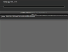 Tablet Screenshot of icepuppies.com